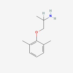 molecular formula C11H17NO B1221189 美西律 CAS No. 31828-71-4