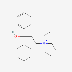 molecular formula C21H36NO+ B1221198 三六乙基 CAS No. 60-49-1