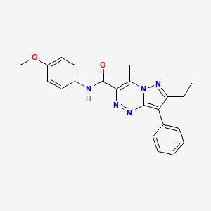 7-ethyl-N-(4-methoxyphenyl)-4-methyl-8-phenylpyrazolo[5,1-c][1,2,4]triazine-3-carboxamide