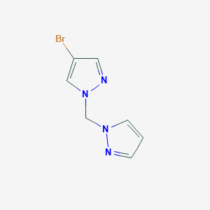 1H-Pyrazole, 4-bromo-1-(1H-pyrazol-1-ylmethyl)-