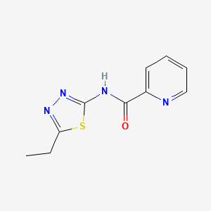 N-(5-ethyl-1,3,4-thiadiazol-2-yl)pyridine-2-carboxamide