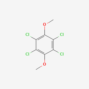 molecular formula C8H6Cl4O2 B1221217 1,2,4,5-Tetrachloro-3,6-dimethoxybenzene CAS No. 944-78-5