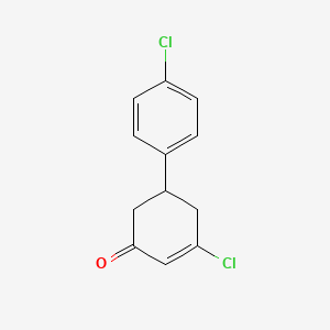 3-Chloro-5-(4-chlorophenyl)cyclohex-2-en-1-one