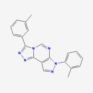 7-(2-methylphenyl)-3-(3-methylphenyl)-7H-pyrazolo[4,3-e][1,2,4]triazolo[4,3-c]pyrimidine