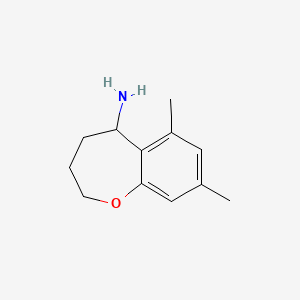 1-Benzoxepin-5-amine, 2,3,4,5-tetrahydro-6,8-dimethyl-