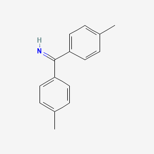 molecular formula C15H15N B12212245 Bis(4-methylphenyl)methanimine CAS No. 16620-75-0