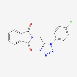 2-{[1-(4-chlorophenyl)-1H-tetrazol-5-yl]methyl}-1H-isoindole-1,3(2H)-dione