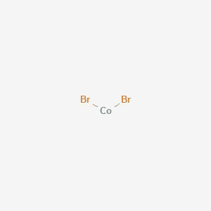 molecular formula CoBr2<br>Br2Co B1221230 Cobalt(II) bromide CAS No. 7789-43-7