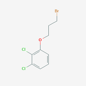 molecular formula C9H9BrCl2O B12212322 3-Bromopropyl 2,3-dichlorophenyl ether 