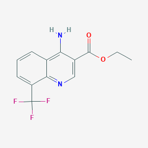 Ethyl 4-amino-8-(trifluoromethyl)quinoline-3-carboxylate