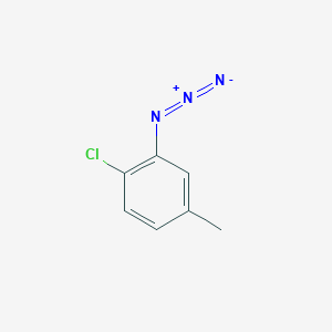 molecular formula C7H6ClN3 B12212374 2-Azido-1-chloro-4-methylbenzene 