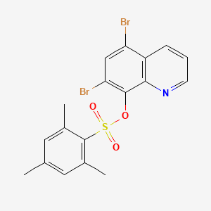 5,7-Dibromo-8-quinolyl 2,4,6-trimethylbenzenesulfonate