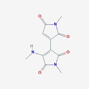 1,1'-Dimethyl-4-methylamino-[3,3']bipyrrolyl-2,5,2',5'-tetraone