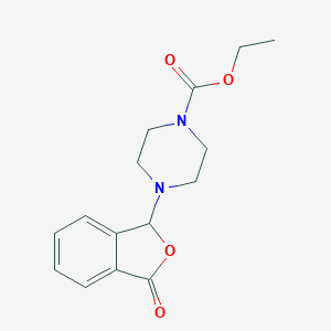 Ethyl 4-(3-oxo-1,3-dihydro-2-benzofuran-1-yl)piperazine-1-carboxylate