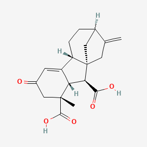 molecular formula C19H22O5 B1221250 Gibberellin A51-catabolite 
