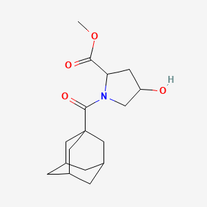 Methyl 1-(adamantane-1-carbonyl)-4-hydroxypyrrolidine-2-carboxylate