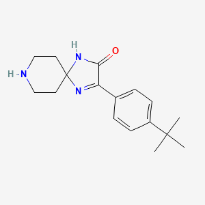 3-(4-(Tert-butyl)phenyl)-1,4,8-triazaspiro[4.5]dec-3-en-2-one