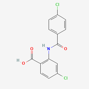 4-Chloro-2-[(4-chlorobenzoyl)amino]benzoic acid