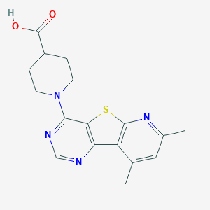 1-(2,4-Dimethyl-9-thia-1,5,7-triaza-fluoren-8-yl)-piperidine-4-carboxylic acid