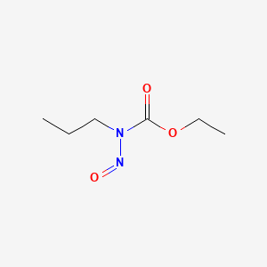 molecular formula C6H12N2O3 B1221284 N-丙基-N-亚硝基脲 CAS No. 19935-86-5
