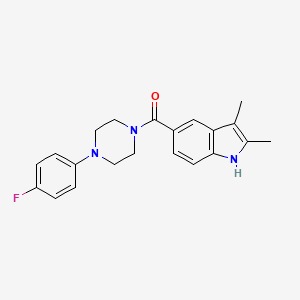 (2,3-dimethyl-1H-indol-5-yl)[4-(4-fluorophenyl)piperazin-1-yl]methanone