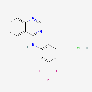 Quinazolin-4-yl-(3-trifluoromethyl-phenyl)-amine