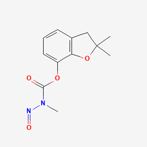 molecular formula C12H14N2O4 B1221289 N-nitrosocarbofuran CAS No. 62593-23-1