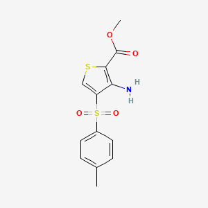 Methyl 3-amino-4-[(4-methylphenyl)sulfonyl]thiophene-2-carboxylate