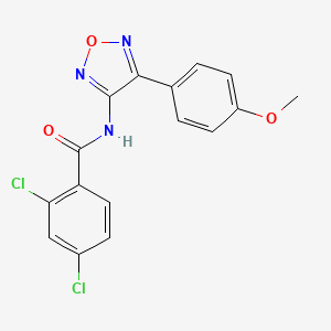 2,4-dichloro-N-[4-(4-methoxyphenyl)-1,2,5-oxadiazol-3-yl]benzamide