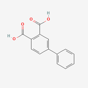 molecular formula C14H10O4 B12212957 [1,1'-Biphenyl]-3,4-dicarboxylic acid CAS No. 4445-58-3