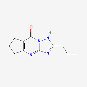 2-propyl-6,7-dihydro-5H-cyclopenta[d][1,2,4]triazolo[1,5-a]pyrimidin-8-ol