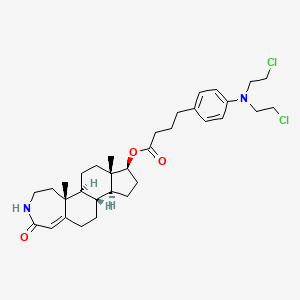 molecular formula C33H46Cl2N2O3 B1221297 Haha-chlorambucil CAS No. 99876-94-5