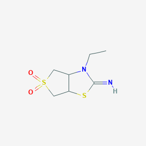 3-ethyltetrahydrothieno[3,4-d][1,3]thiazol-2(3H)-imine 5,5-dioxide