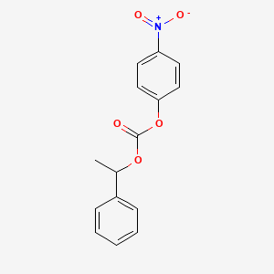 molecular formula C15H13NO5 B12213041 p-nitrophenyl (S)-1-phenylethyl carbonate 