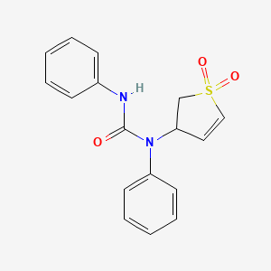 1-(1,1-Dioxido-2,3-dihydrothiophen-3-yl)-1,3-diphenylurea