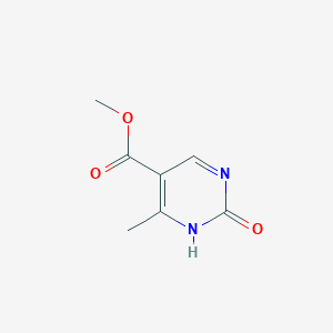 molecular formula C7H8N2O3 B12213052 Methyl 2-hydroxy-4-methylpyrimidine-5-carboxylate 