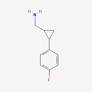 (2-(4-Fluorophenyl)cyclopropyl)methanamine