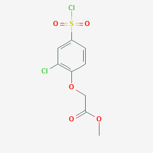 Methyl 2-(2-chloro-4-(chlorosulfonyl)phenoxy)acetate