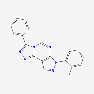 7-(2-methylphenyl)-3-phenyl-7H-pyrazolo[4,3-e][1,2,4]triazolo[4,3-c]pyrimidine