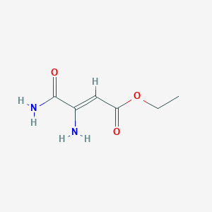 3-Amino-3-carbamoyl-acrylic acid ethyl ester