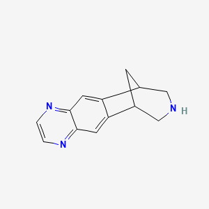 molecular formula C13H13N3 B1221332 Varenicline CAS No. 249296-44-4