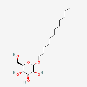 molecular formula C18H36O6 B1221336 Dodecyl alpha-D-glucopyranoside CAS No. 29980-16-3