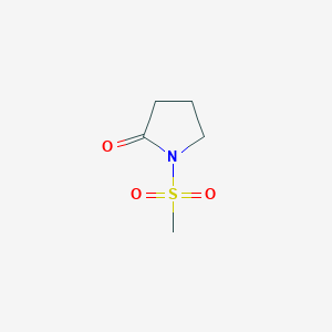 molecular formula C5H9NO3S B12213386 1-Methylsulfonyl-2-pyrrolidinone 