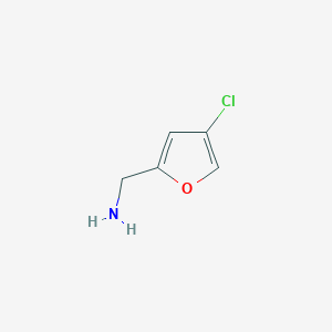 molecular formula C5H6ClNO B12213435 (4-Chlorofuran-2-yl)methanamine 