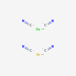 molecular formula C4BaN4Pt B1221347 Barium tetracyanoplatinate CAS No. 562-81-2