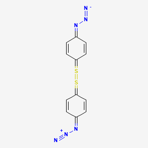 molecular formula C12H8N6S2 B1221350 Dithiobis(phenylazide) CAS No. 37434-06-3