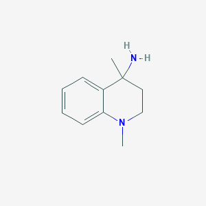 1,4-Dimethyl-1,2,3,4-tetrahydroquinolin-4-amine