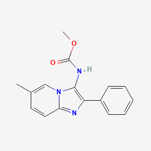 (6-Methyl-2-phenyl-imidazo[1,2-a]pyridin-3-yl)-carbamic acid methyl ester