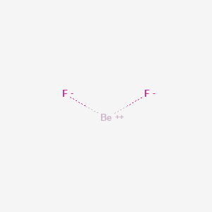 molecular formula BeF2 B1221369 氟化铍 CAS No. 7787-49-7