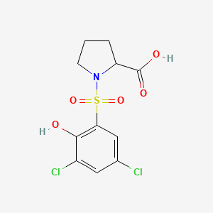 1-[(3,5-dichloro-2-hydroxyphenyl)sulfonyl]-L-proline